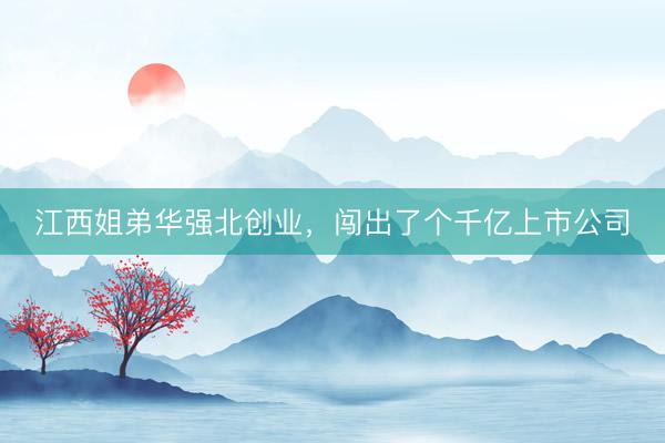 江西姐弟华强北创业，闯出了个千亿上市公司