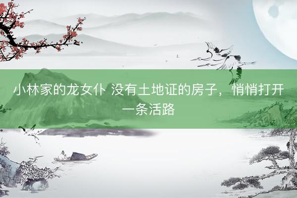 小林家的龙女仆 没有土地证的房子，悄悄打开一条活路